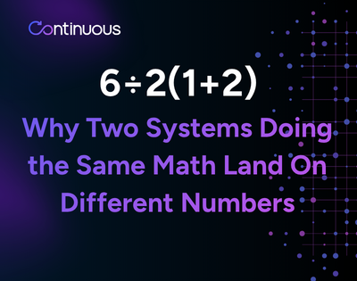 6÷2(1+2) — why two systems doing the same math land on different numbers