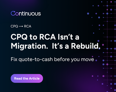 From Salesforce CPQ to Revenue Cloud Advanced: How to Migrate With Control